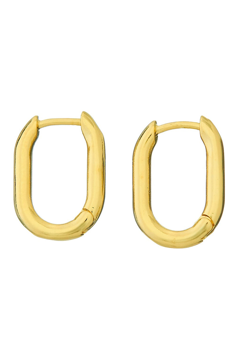 Gold Latch Earrings