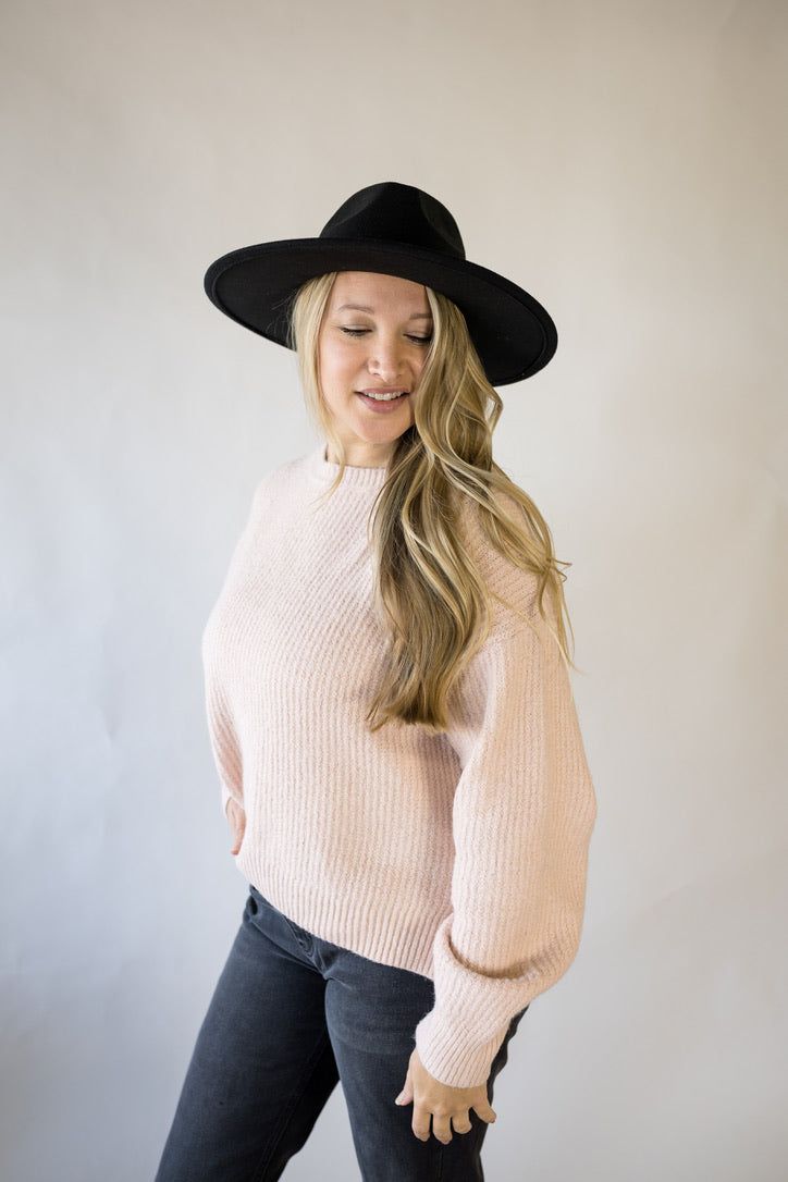 'Sunday Morning' Sweater - Blush