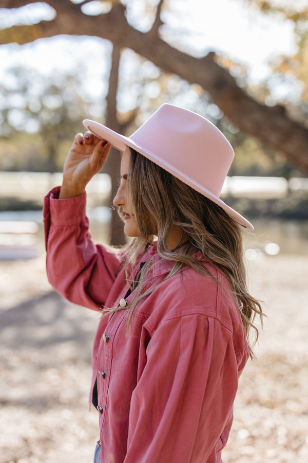 'Under Cover' Hat - Blush