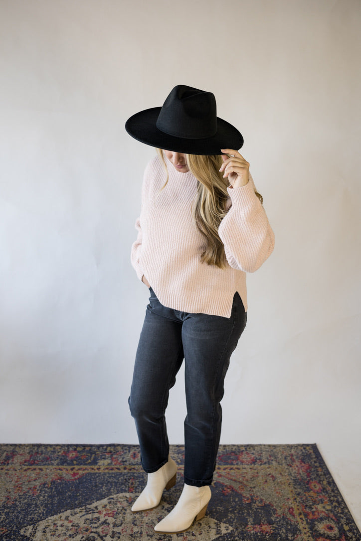 'Sunday Morning' Sweater - Blush