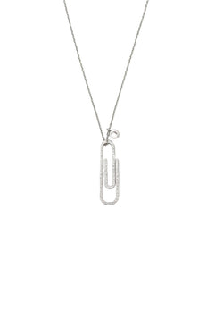 Paperclip Necklace - Silver