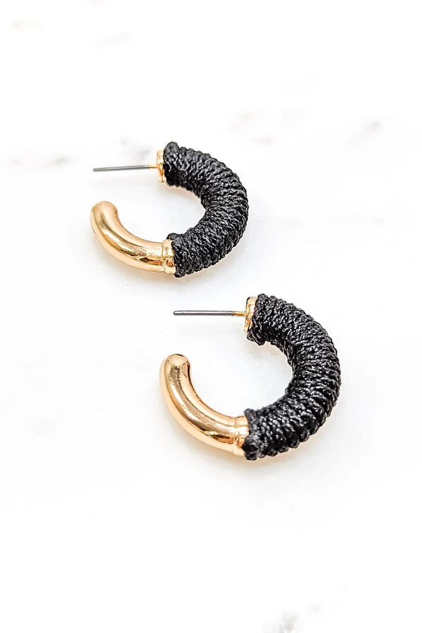 Marlow Earrings - Black