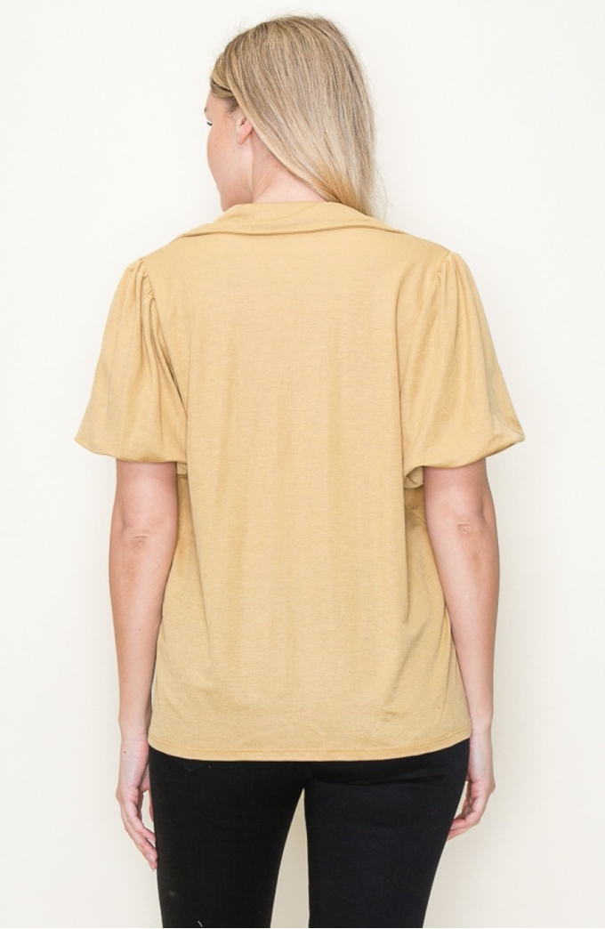 'Loving Thoughts' Top - Mustard