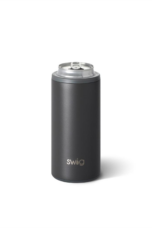Skinny Can Cooler - Matte Gray