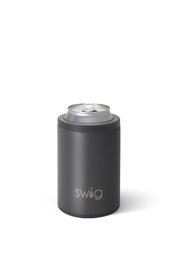 Combo Can & Bottle Cooler - Matte Gray