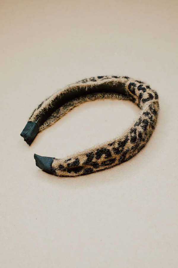 Cheetah Knotted Headband