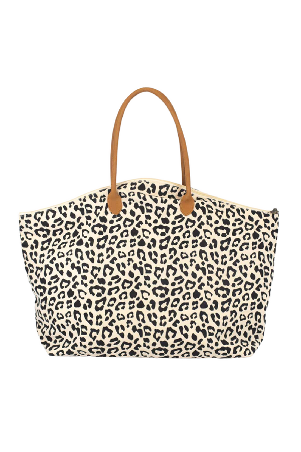 Leopard Weekender 2-in-1 Bag