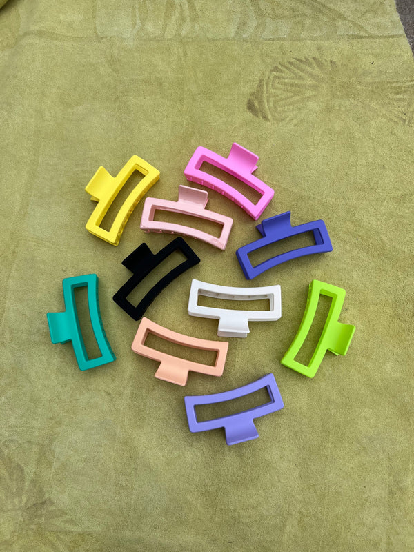 Jumbo Claw Clip - Coral