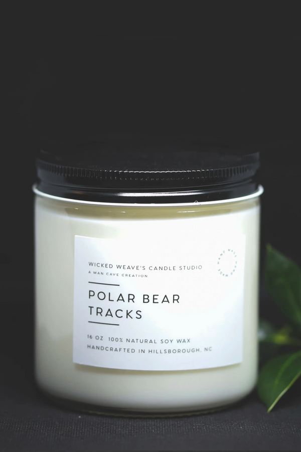 Polar Bear Tracks Soy Candle