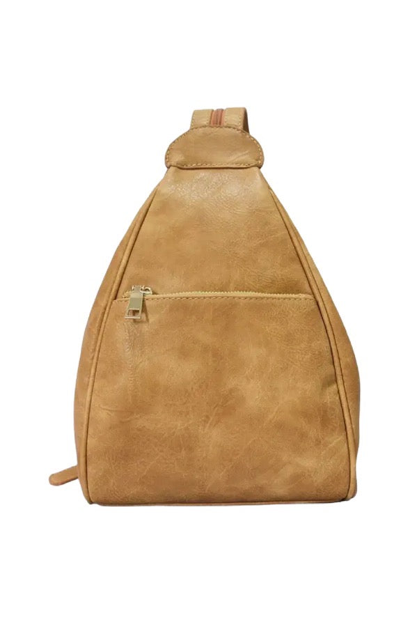 'Penny' Vegan Leather Backpack Sling Bag