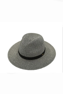 Panama Hat - Heathered Black